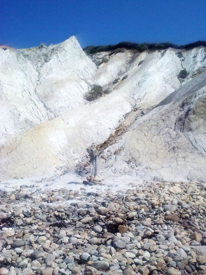Clay Cliffs at Moshup Beach in Aquinnah